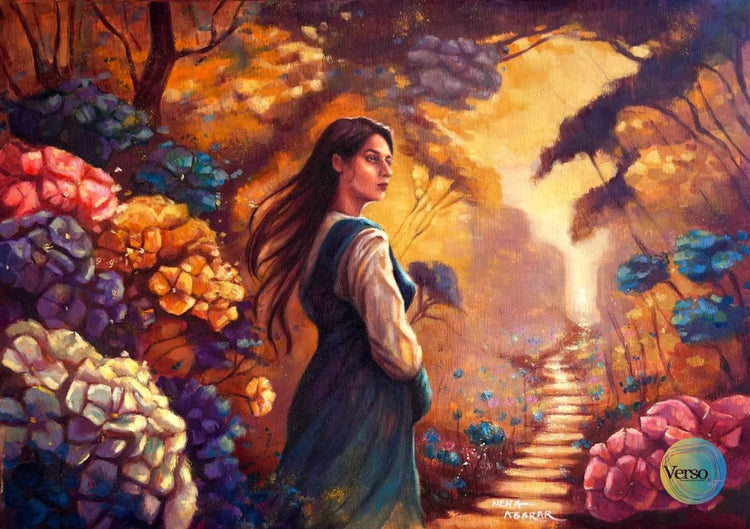 The Path 59.4 x 42 cm / Oil / Unframed, shipped in a roll