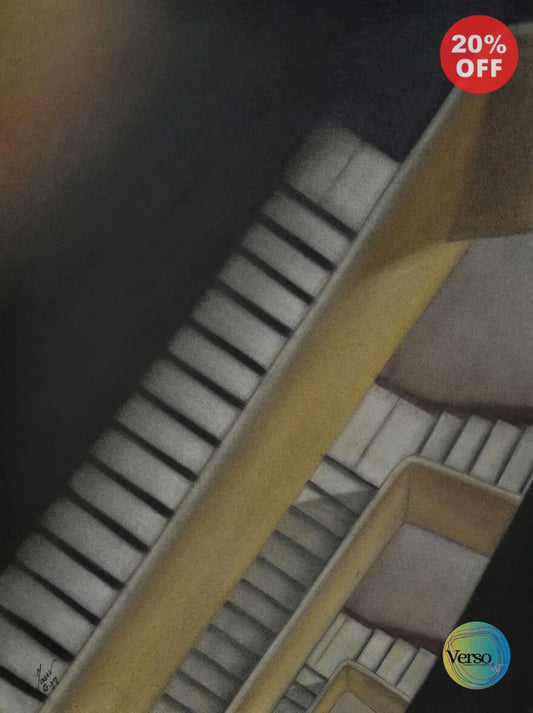 The Stairs Series 3 56 x 76 cm / Mixed / Unframed, shipped in roll