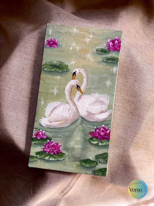 The Swan’s Tale 10 x 12 inch / Oil / Unframed, shipped in a roll