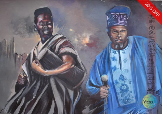 The Talking Drum 38 x 26 cm / Acrylic / Unframed, shipped in roll