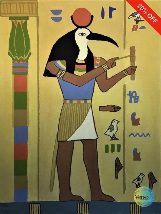 Thoth 25 x 35 cm / Gouache / Unframed, shipped in roll