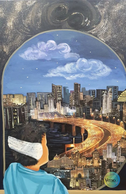 Through the window I 24 x 36 cm / Acrylic / Unframed, shipped in a roll