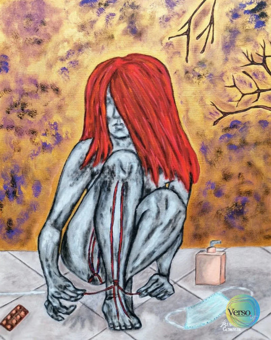 Tracción a sangre 60 x 75 cm / Acrylic / Unframed, shipped in a box