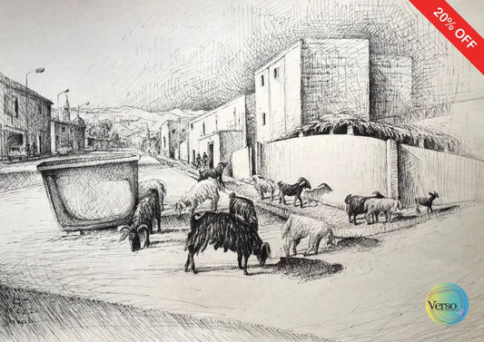 Trash hunters 39.5 x 27.5 cm / Pen & Ink / Unframed, shipped in roll