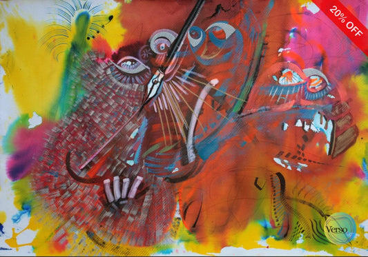 Trazos 100 x 70 cm / Watercolor / Unframed, shipped in roll