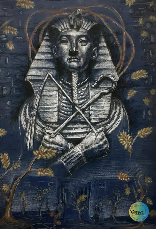 Tut Anch Amun 50 x 70 cm / Mixed / Unframed, shipped in roll