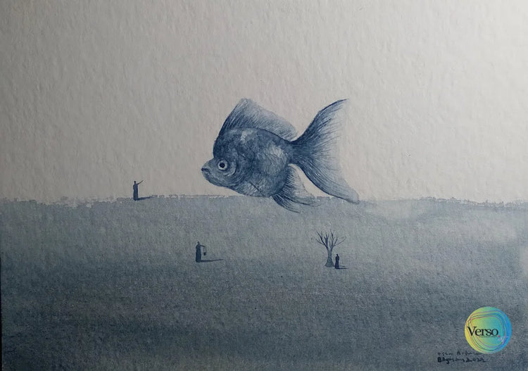 Ulamsari 24 x 17 cm / Watercolor / Unframed, shipped in a roll