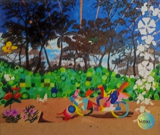 Vamo Pal Campo 50 x 40 inch / Acrylic / Unframed, shipped flat