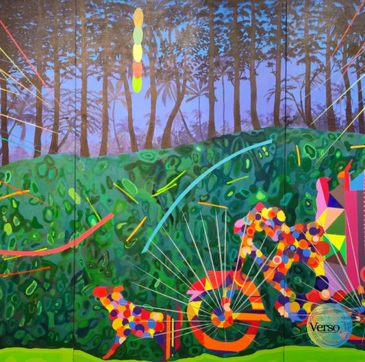 Vamo pal Juego 180 x 78 inch / Mixed / Unframed, shipped flat