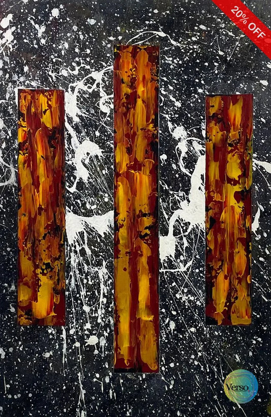 Volcanic 60 x 90 cm / Acrylic / Unframed, shipped in roll