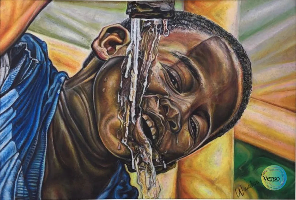 Water is life 59.4 x 84.1 cm / Pastel / Unframed, shipped in roll