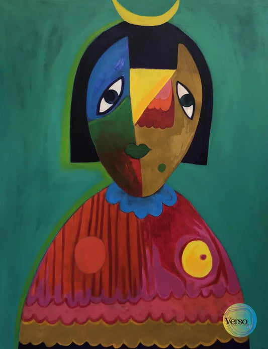 Women 80 x 120 cm / Oil / Unframed, shipped in a roll