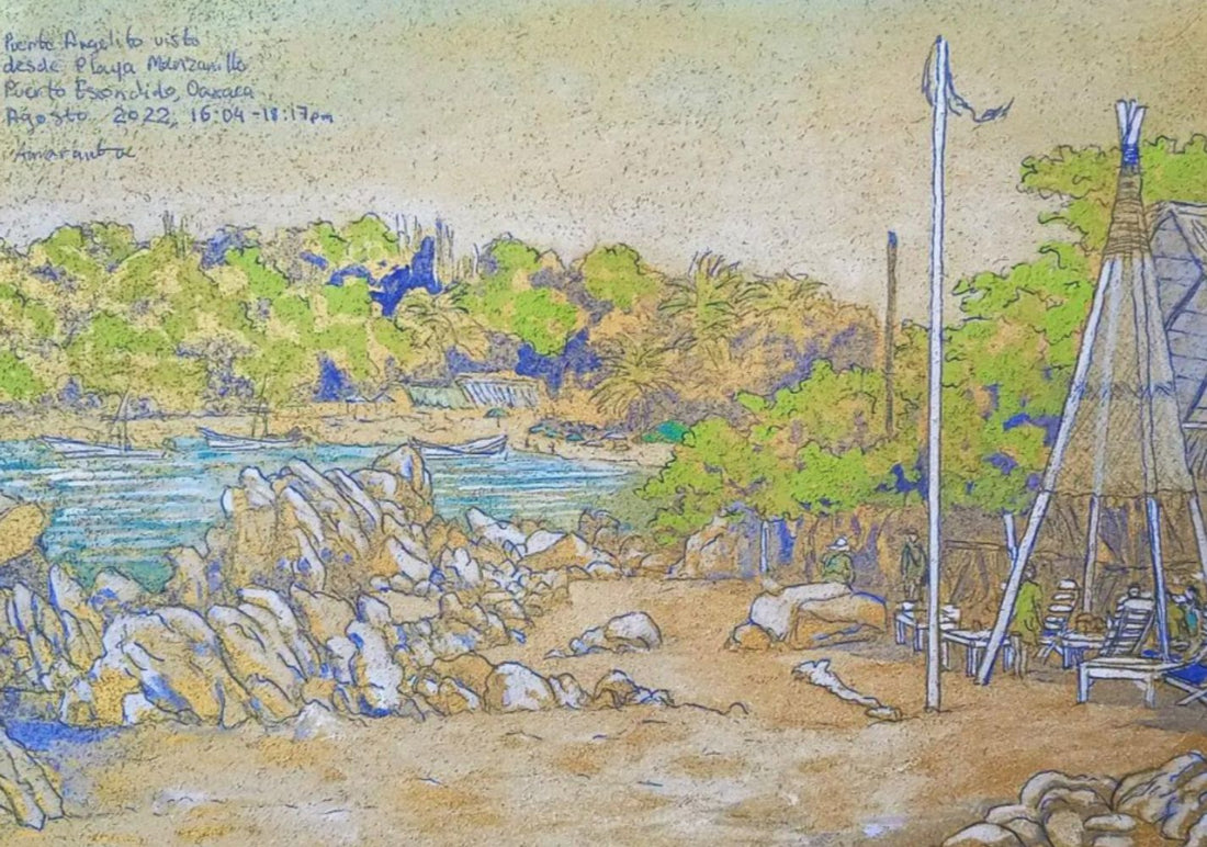 Playa Manzanillo, Puerto Escondido, Oaxaca.