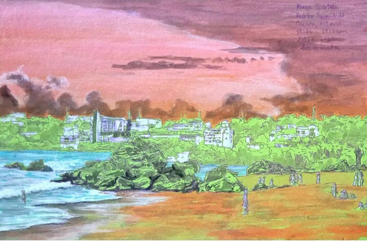 Playa Zicatela, Puerto Escondido, Oaxaca.