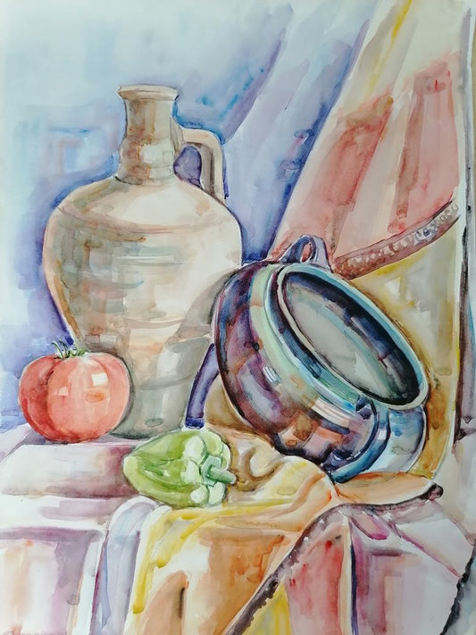 Still life with Pots