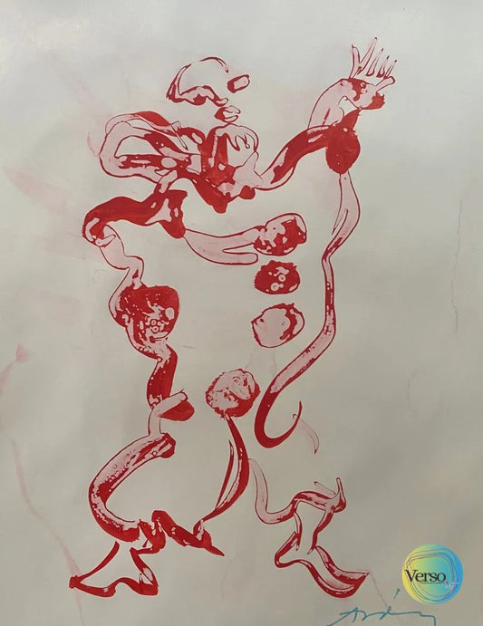 2022 22 x 28 cm / Mixed / Unframed, shipped in roll