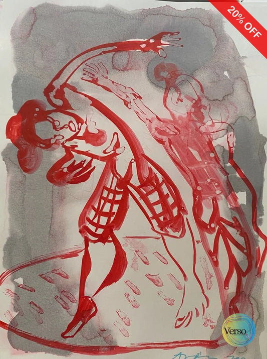 2022 - a 22 x 28 cm / Mixed / Unframed, shipped in roll