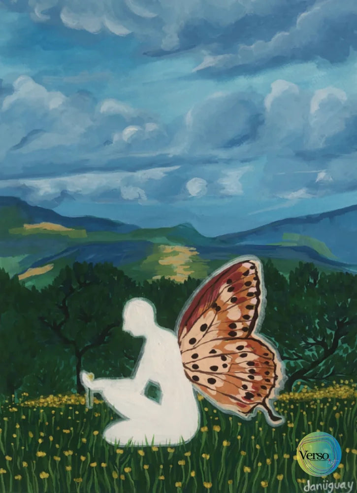 A reflection of herself 0.1 40 x 51 cm / Gouache / Unframed, shipped in a roll