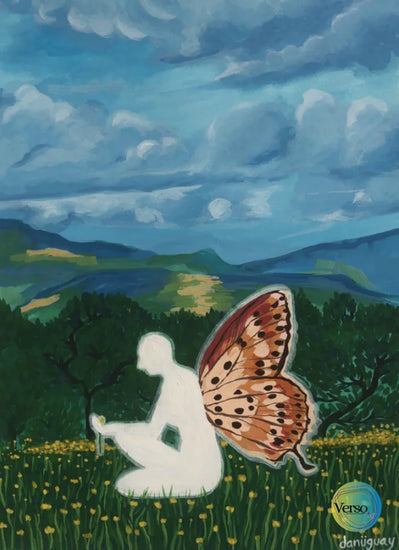 A reflection of herself 0.1 40 x 51 cm / Gouache / Unframed, shipped in a roll