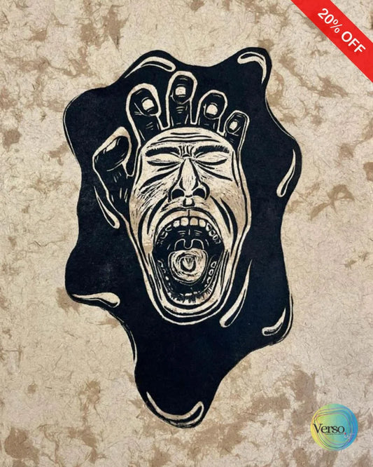 AAAHHH 32 x 48 cm / Pen & Ink / Unframed, shipped in roll