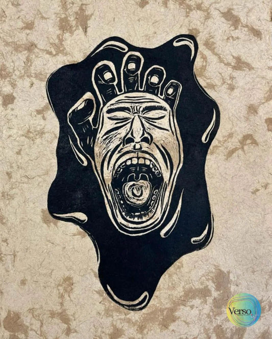 AAAHHH 32 x 48 cm / Pen & Ink / Unframed, shipped in roll