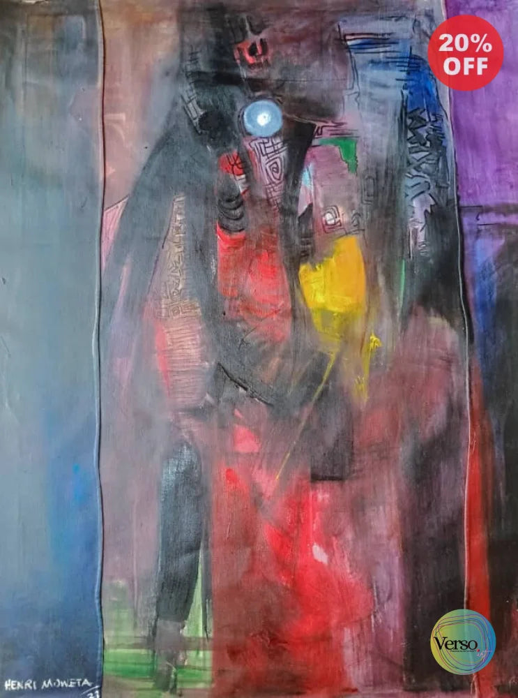 Absract 34 x 43 cm / Acrylic / Unframed, shipped in roll