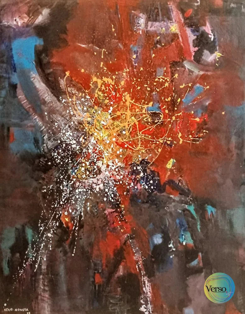 Abstract 1 - 47 x 58 cm / Acrylic / Unframed, shipped in a roll