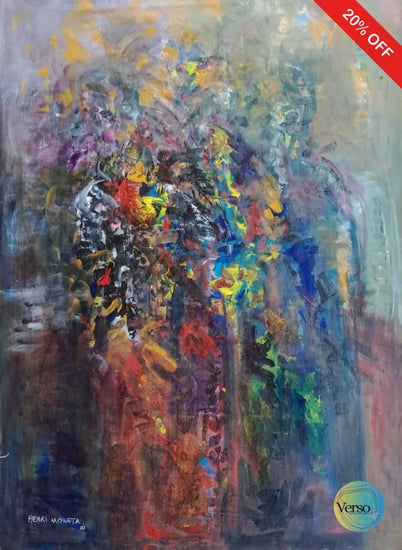 Abstract 3 36 x 52 cm / Acrylic / Unframed, shipped in roll