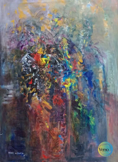 Abstract 3 36 x 52 cm / Acrylic / Unframed, shipped in roll