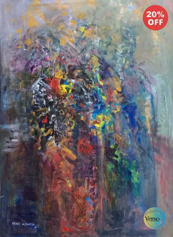 Abstract 3 36 x 52 cm / Acrylic / Unframed, shipped in roll
