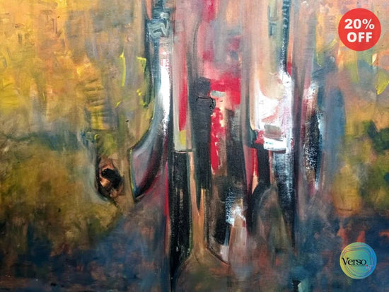 Abstract 4 42 x 29 cm / Acrylic / Unframed, shipped in roll