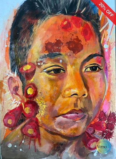 Achiote 34 x 49 cm / Acrylic / Unframed, shipped in roll