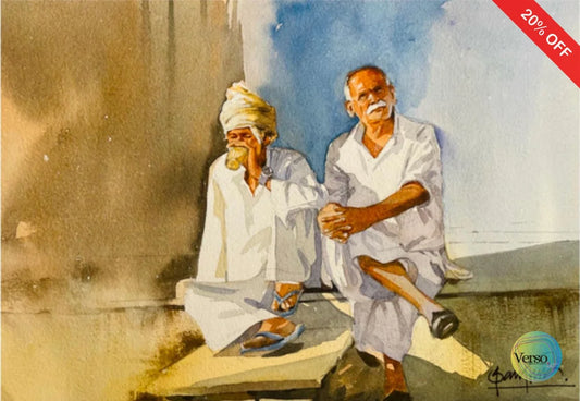 age is not a limit 35 x 25 cm / Watercolor / Unframed, shipped in roll