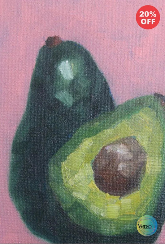 Aguacate 15 x 20 cm / Oil / Unframed, shipped in roll