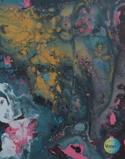 AI Mimic 50 x 60 cm / Oil / Unframed, shipped in a roll