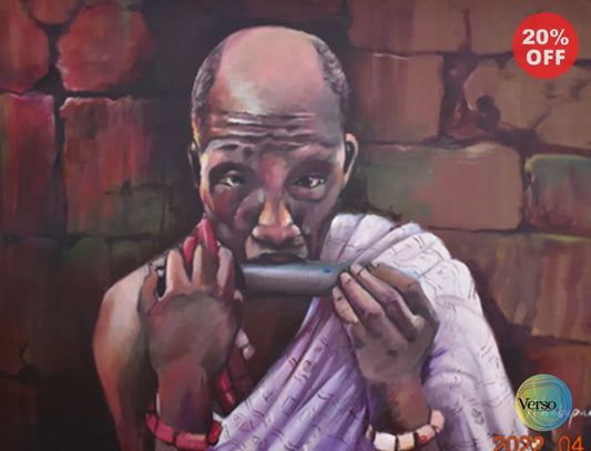 Akpele Anioma 32 x 28 cm / Acrylic / Unframed, shipped in roll