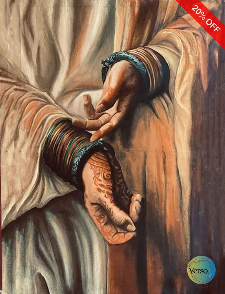 Amal 36 x 24 cm / Oil / Unframed, shipped in roll