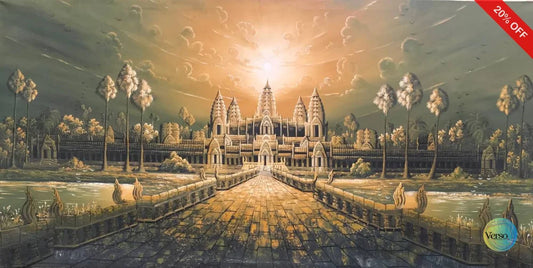 Angkor Wat 200 x 100 cm / Acrylic / Unframed, shipped in roll
