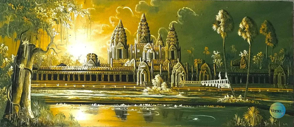 Ankor Wat 70 x 30 cm / Acrylic / Unframed, shipped in roll