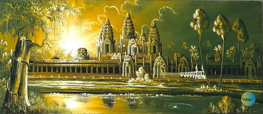 Ankor Wat 70 x 30 cm / Acrylic / Unframed, shipped in roll