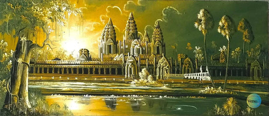 Ankor Wat 70 x 30 cm / Acrylic / Unframed, shipped in roll