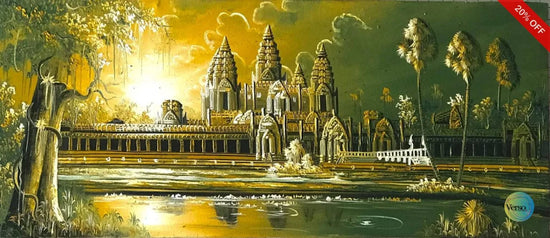 Ankor Wat 70 x 30 cm / Acrylic / Unframed, shipped in roll