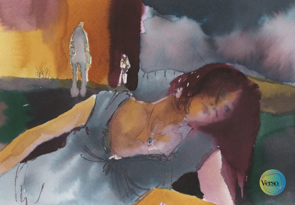 Aprender a soltar 25 x 17 cm / Watercolor / Unframed, shipped in roll