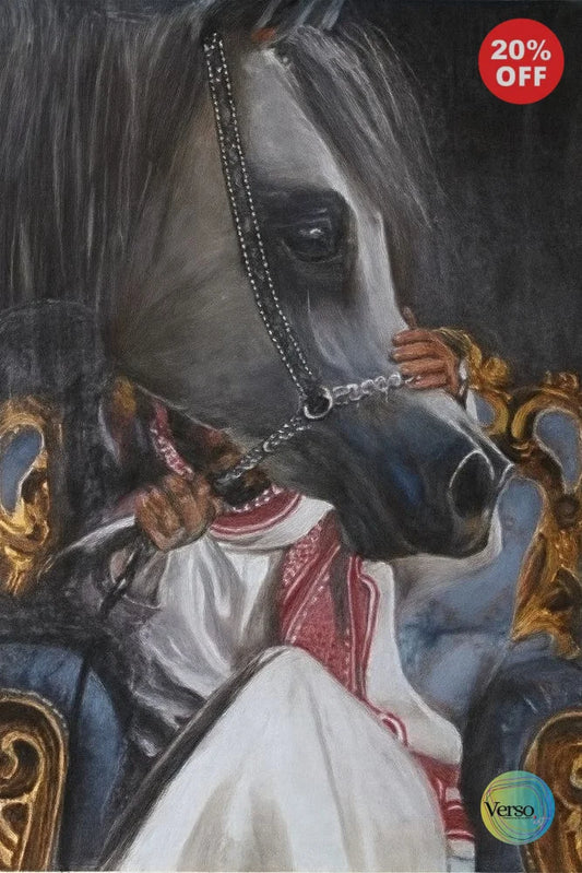 Arabism and authenticity 30 x 40 cm / Oil / Framed, shipped flat