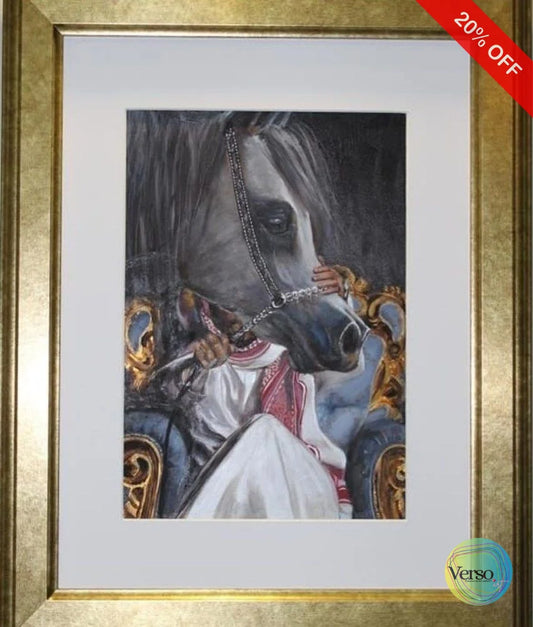 Arabism and authenticity 30 x 40 cm / Oil / Framed, shipped flat