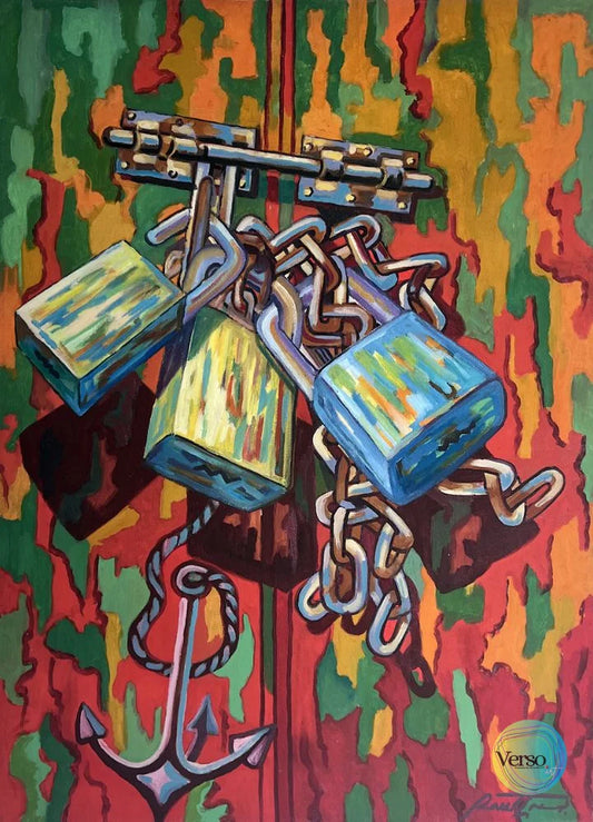 Ataduras 70 x 50 cm / Oil / Unframed, shipped in roll