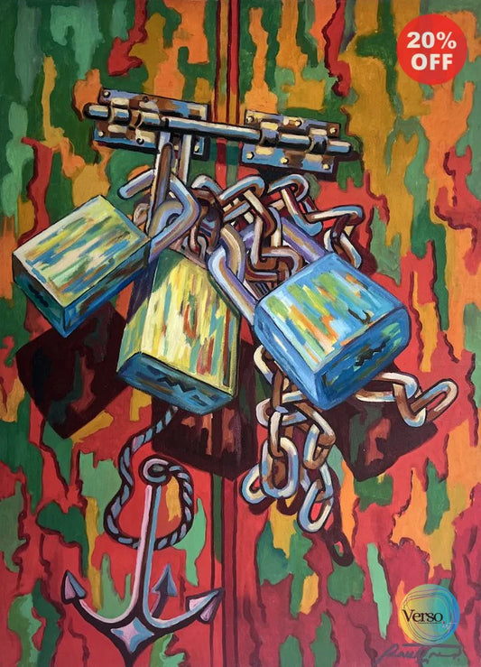 Ataduras 70 x 50 cm / Oil / Unframed, shipped in roll