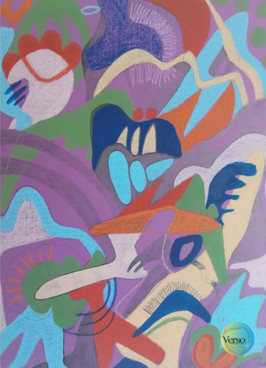 Awkward 50 x 70 cm / Mixed / Unframed, shipped in roll