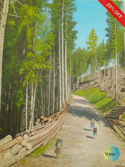 Bag packs 18 x 24 cm / Oil / Unframed, shipped in roll