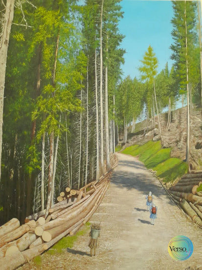 Bag packs 18 x 24 cm / Oil / Unframed, shipped in roll